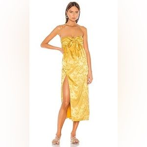 Lucia Dress in Golden Yellow